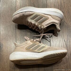 Adidas Light Tan Bounce Sneakers